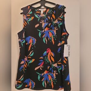 Nine West Floral Blouse